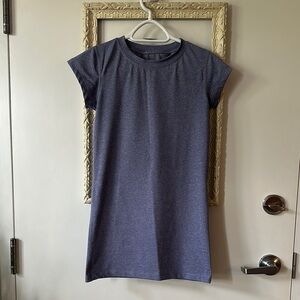 Inspire Every Day Casual Heathered Blue Dress/Shirt